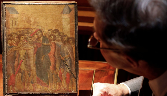 Imaginea articolului Capodoperă medievală, atârnată deasupra aragazului. A fost descoperită din întâmplare şi vândută la licitaţie cu 24 de milioane de euro