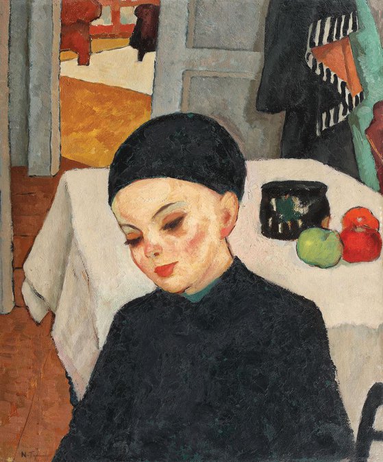 Imaginea articolului Record de vânzare pentru 2019: "Lecţia" de Nicolae Tonitza, adjudecată pentru 190.000 de euro