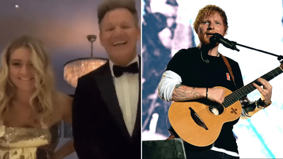 Imaginea articolului Ascultă SMART RADIO. Gordon Ramsay l-a angajat pe Ed Sheeran pentru un recital la aniversarea majoratului fiicei sale