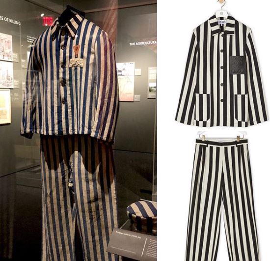 Imaginea articolului Uniforme ca în lagărele de concentrare din timpul Holocaustului, vândute de o casă de modă de lux. FOTO